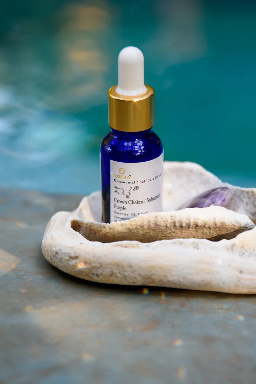 Huile pour le Chakra de la Couronne / Crown Chakra Steam Distilled Oil