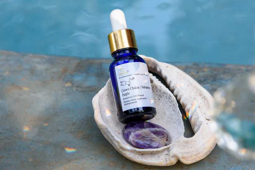 Huile pour le Chakra de la Couronne / Crown Chakra Steam Distilled Oil