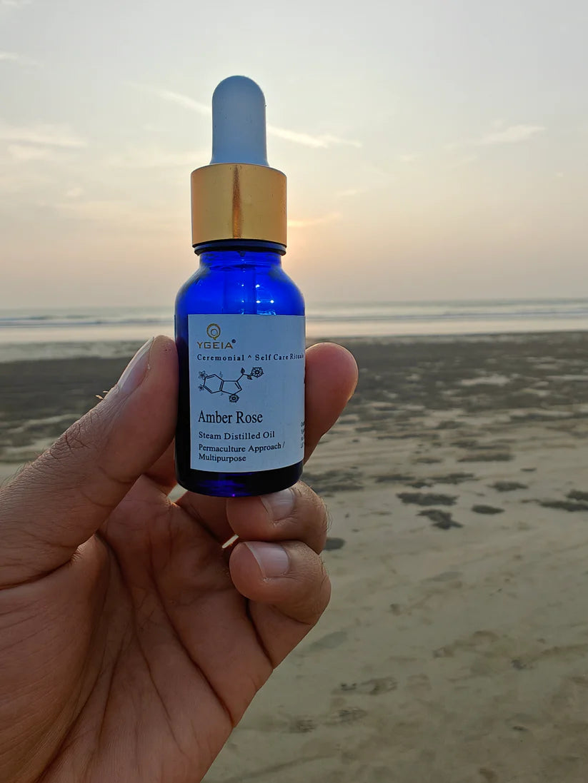 Huile d'Ambre Rose / Amber Rose Steam Distilled Oil