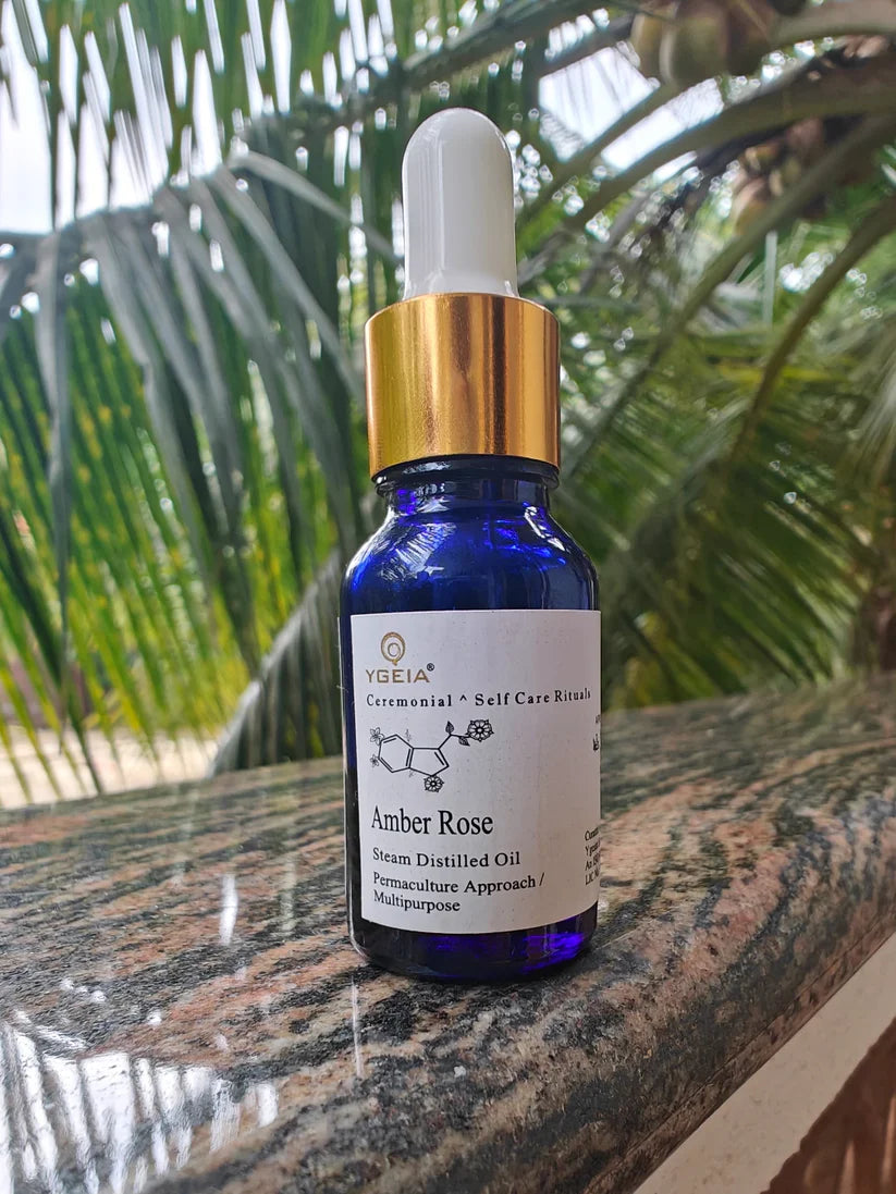 Huile d'Ambre Rose / Amber Rose Steam Distilled Oil