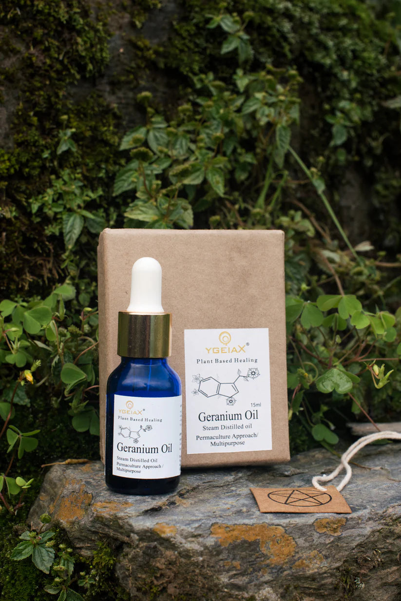 Huile distillée de géranium