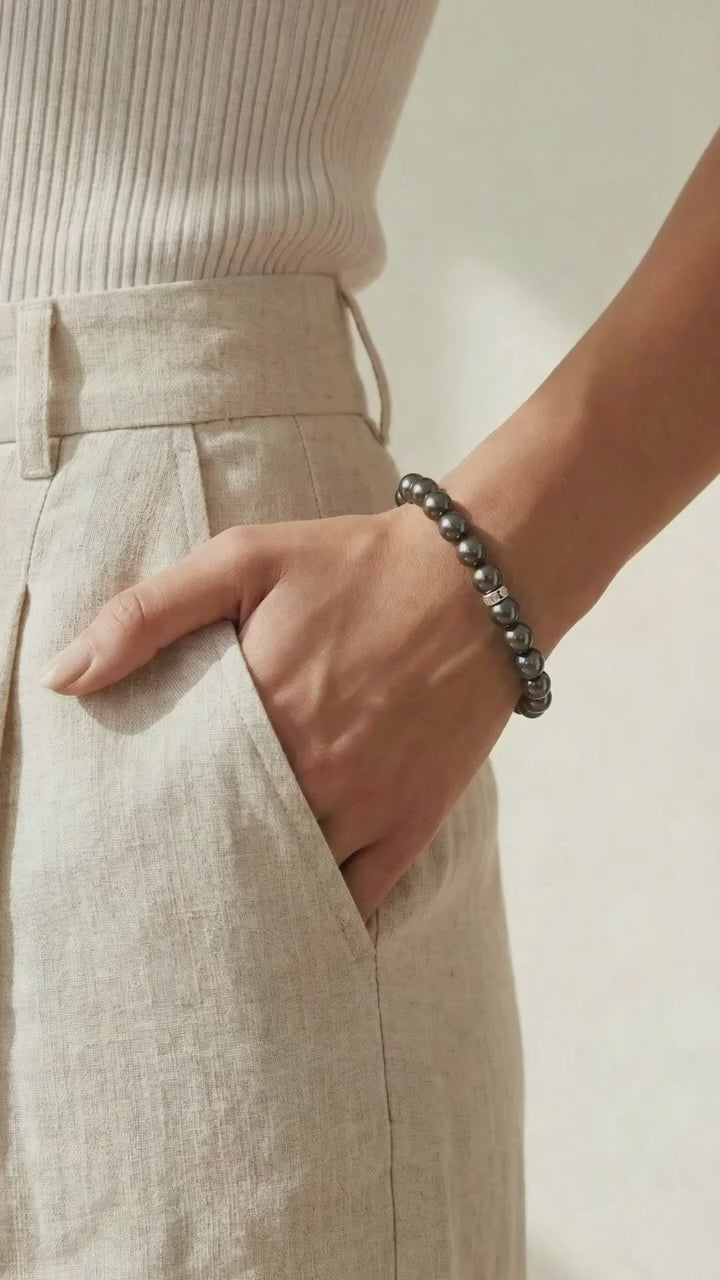 Bracelets (3 formats) en Shungite